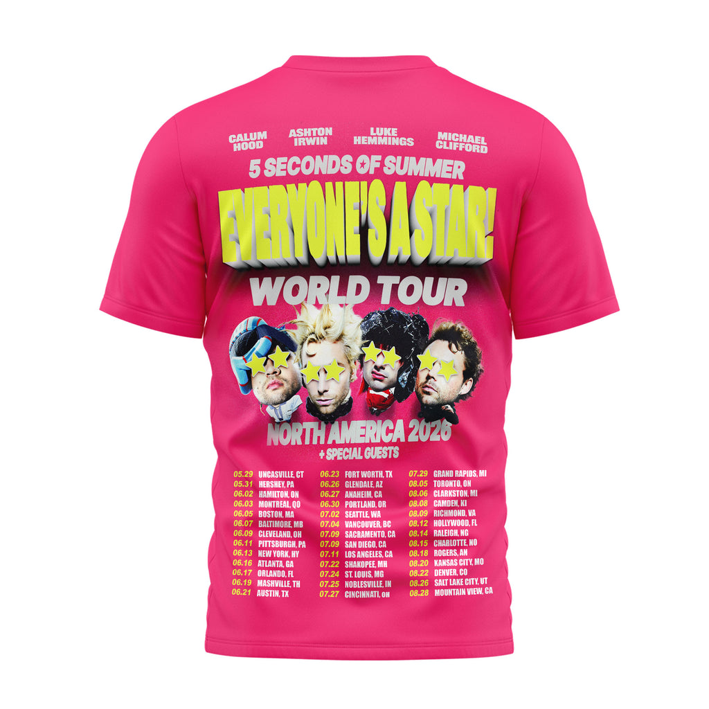 Premium 5SOS 2026 Tour 3D Shirt MM