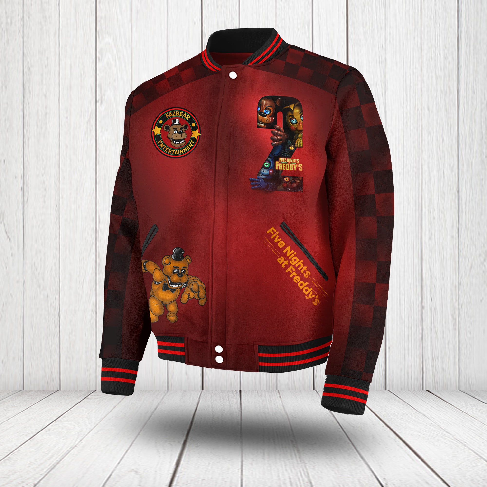Premium 5NAF Edition Baseball Jacket