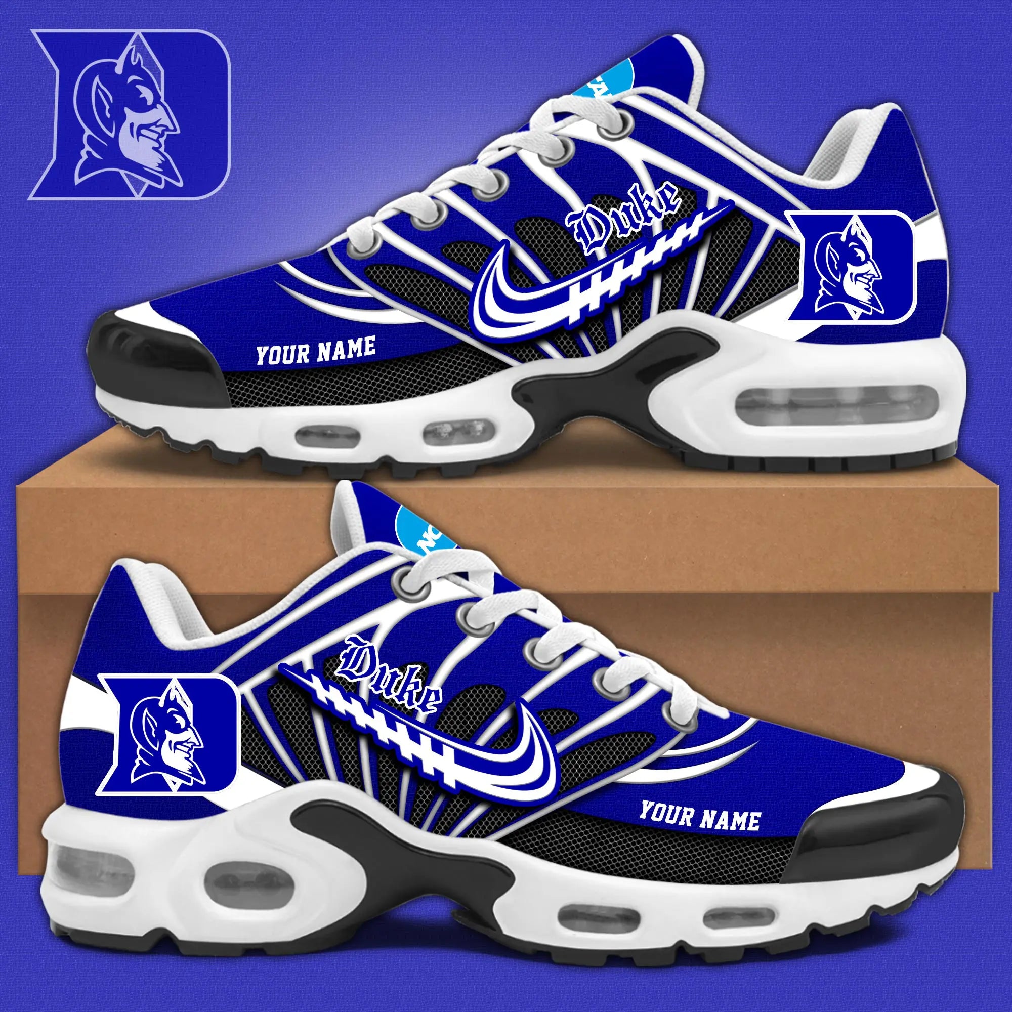 _Duke Blue Devils men¡¯s basketball Customized Premium Sport Shoes