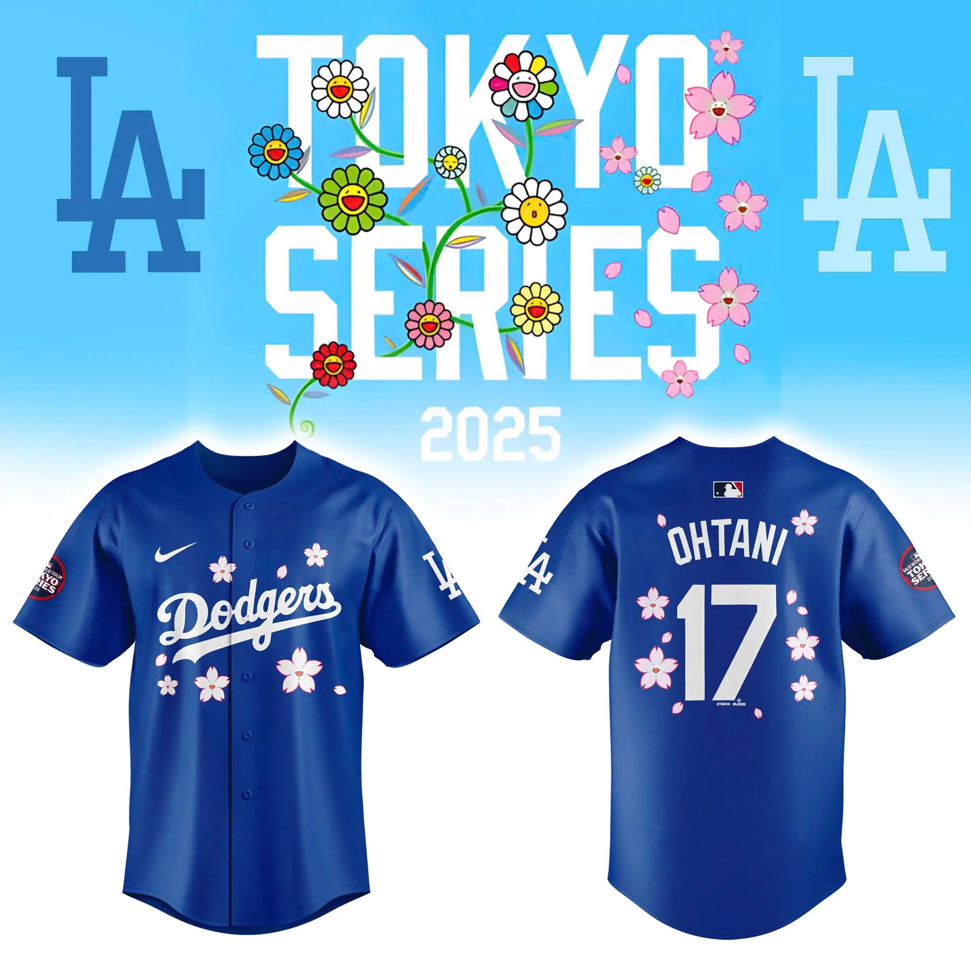 _ Los Angeles Dodgers Tokyo Series 2025 Jersey | Blue