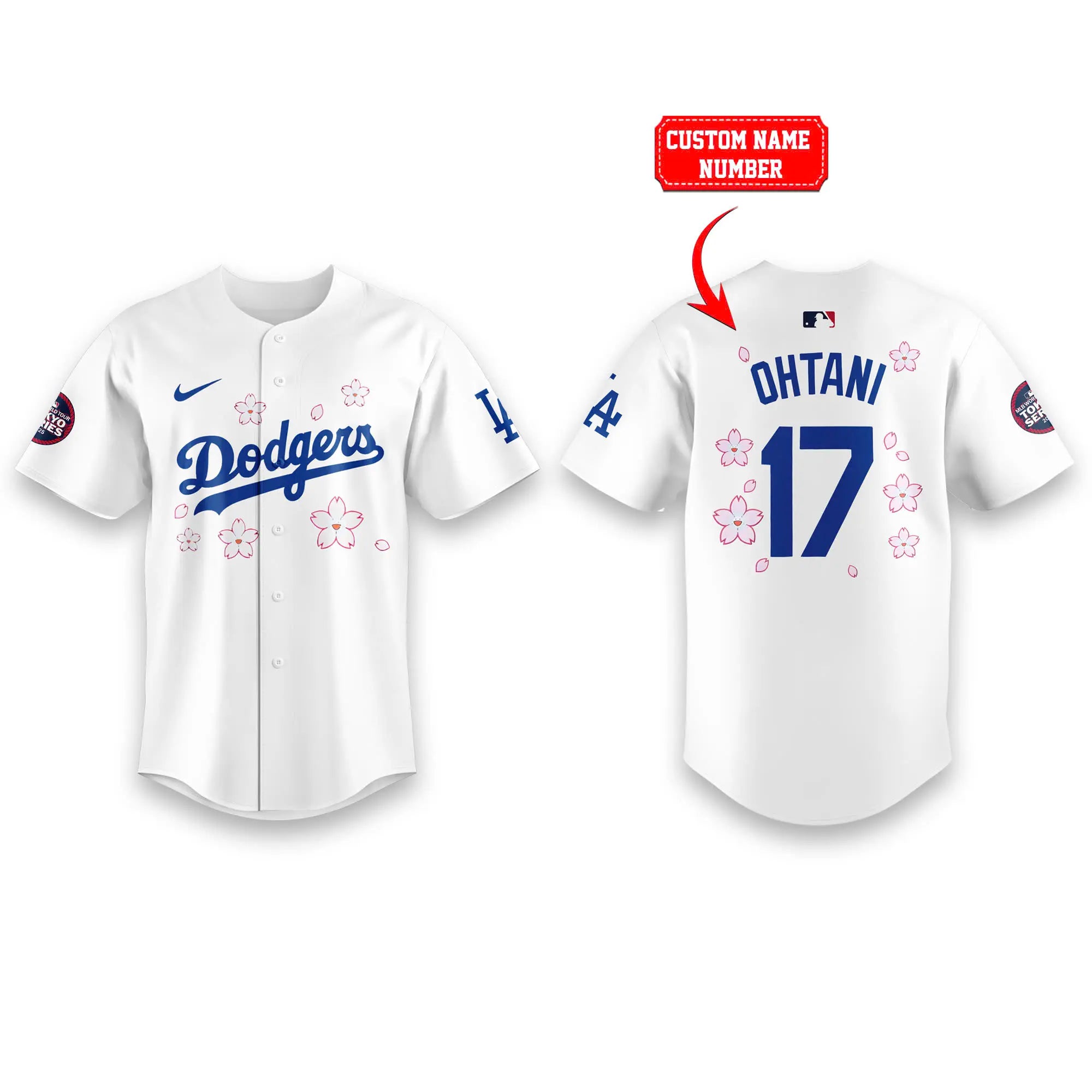 _ Los Angeles Dodgers Tokyo Series 2025 Jersey | White